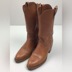 Vintage Levi’s leather cowboy boots men’s 9 brown